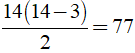 c) Số đường chéo của đa giác. (ảnh 2)
