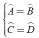 Cho hình thang cân ABCD (như hình vẽ) có góc BAD = 60 độ. Số đo của góc BCD = ? A. 50 độ B. 60 độ (ảnh 3)