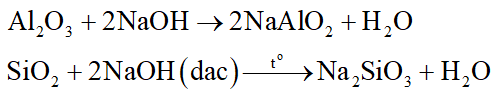Fe2O3 có lẫn tạp chất Al2O3 và SiO2. Làm thế nào để thu được Fe2O3 tinh khiết? (ảnh 2)