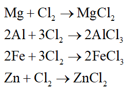 Hỗn hợp A gồm Mg, Al, Fe, Zn. Cho 2 gam A tác dụng với dung dịch HCl dư giải phóng 0,1 gam khí. Cho 2 gam A tác dụng với khí clo dư thu được 5,763 gam hỗn hợp muối. Xác định phần trăm khối lượng của Fe trong A. (ảnh 2)