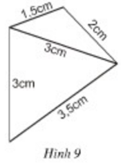 Dựa vào cách vẽ các tam giác đã học, hãy vẽ lại các tứ giác ở hình 9 vào vở. (ảnh 1)