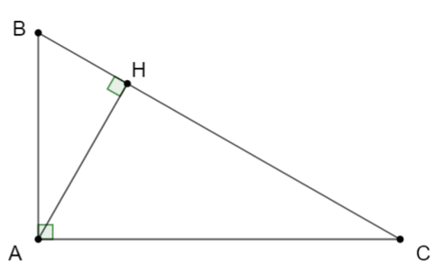 Cho tam giác ABC vuông tại A. Kẻ đường cao AH (H thuộc BC). 1) tam giác ABC và tam giác HBA có đồng dạng với nhau không? Vì sao? (ảnh 1)