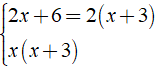 Thực hiện phép cộng các phân thức sau:  a) x+ 1/ 2x + 6 + 2x +3/ x( x + 3) (ảnh 3)