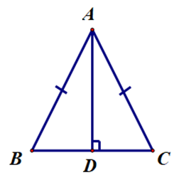 Cho tam giác ABC cân tại A, đường phân giác trong của  (ảnh 1)