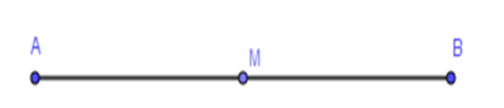 Cho đoạn thẳng AB dài 12cm, M là trung điểm của đoạn thẳng AB. Khi đó, độ dài (ảnh 1)