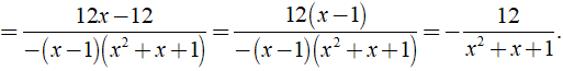 c) 4x^2 - 3x + 17/ x^3 -1  + 2x-1/ x^2 + x +1 + 6/ 1-x (ảnh 7)