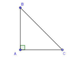 Cho tam giác ABC vuông tại A có AB = 3, AC = 4. Độ dài của vectơ u=vecto CA+AB bằng: (ảnh 1)