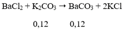 . Hấp thụ hoàn toàn 2,24 lít CO2 (đktc) vào 100 ml dung dịch gồm K2CO3 0,2M và KOH x mol/lít, sau khi các phản ứng xảy ra hoàn toàn thu được dung dịch Y. Cho toàn bộ Y tác dụng với dung dịch BaCl2 (dư) thu được 11,82 gam kết tủa. Giá trị của X là: (ảnh 2)
