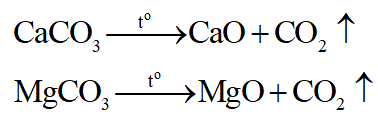 Nung m gam hỗn hợp hai muối CaCO3 và MgCO3 thu được 6,73 lít khí CO2 (đktc) và 13,6 gam chất rắn. (ảnh 1)