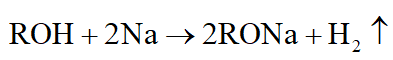 Cho 6,0 gam chất hữu cơ X có công thức là ROH (R là gốc hidrocacbon) tác dụng hết với 6,9 gam Na thu được 12,8 gam rắn Y. Số công thức cấu tạo thỏa mãn X là: (ảnh 1)