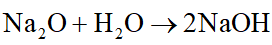 Từ những chất đã cho: Na2O, Fe2(SO4)3, H2O, H2SO4, CuO. Hãy biết các phương trình hóa học điều chế những chất sau: NaOH, Fe(OH)3, Cu(OH)2. (ảnh 1)