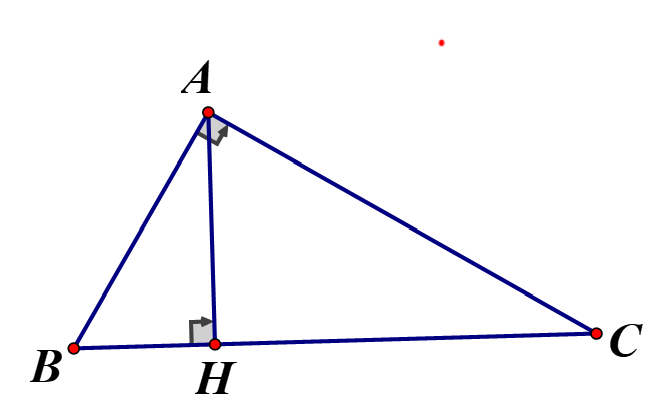 Cho tam giác ABC  vuông tại A với  BC= 13cm, AB = 5cm  a) Tính độ dài cạnh AC  (ảnh 1)