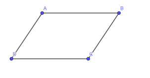 Cho ba điểm A(1; 1), B(2; 4), C(4; 4). a) Tìm toạ độ điểm D sao cho ABCD là một hình bình hành. (ảnh 1)