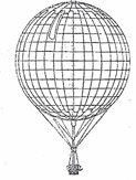 Ngày 4-6-1983, anh em nhà Montgolfier (người Pháp) phát minh ra khinh khí cầu dùng khinh (ảnh 1)