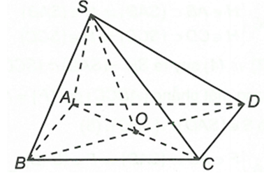 Cho S là một điểm không thuộc mặt phẳng chứa hình bình hành ABCD. Tìm giao tuyến của hai mặt phẳng (SAC) và (SBD). (ảnh 1)