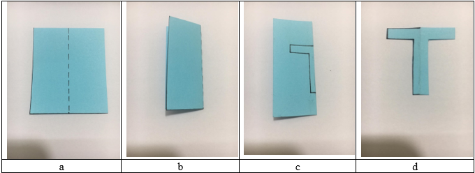 Ứng dụng của trục đối xứng hãy cắt chữ T.  (ảnh 1)