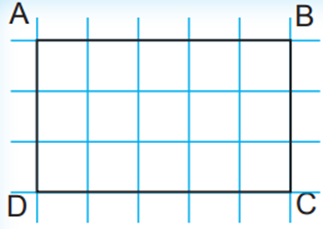 Dùng ê-ke kiểm tra, đánh dấu các góc vuông; so sánh độ dài các cạnh. (ảnh 1)