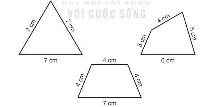 Tô Màu Đỏ Vào Hình Có Chu Vi Lớn Nhất, Màu Xanh Vào Hình Có Chu Vi Bé Nhất.