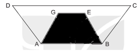 Cho hai hình tứ giác ABCD và ABEG (như hình vẽ). Tô màu vào hình tứ giác có diện tích bé hơn. (ảnh 2)