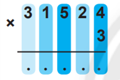 Viết số vào chỗ chấm  31 524 × 3 = ? 3 nhân 4 bằng (ảnh 1)