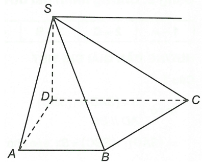 Cho hình chóp S.ABCD có đáy là ABCD hình thang (AB // CD). Giao tuyến của hai mặt phẳng (SAB) và (SCO) là (ảnh 1)