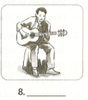 Write the correct word / phrase under the picture 8 (ảnh 1)
