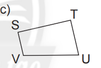 Dùng ê-ke kiểm tra để biết tứ giác STUV có mấy góc vuông rồi viết theo mẫu. (ảnh 2)