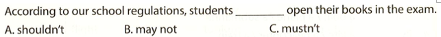 According to our school regulations, students open their books in the exam  (ảnh 1)