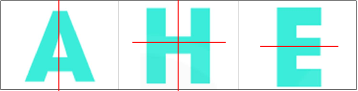 Các hình ảnh về chữ cái sau đây có trục đối xứng không ? Nếu có em hãy chỉ ra trục đối xứng của hình ảnh đó?  (ảnh 2)