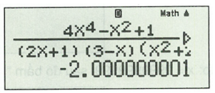 Tính giới hạn sau: lim 4n^4 -n^2+1/ (2n+1)(3-n)(n^2+1) (ảnh 3)
