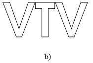 b) Hình b có trục đối xứng. (ảnh 1)