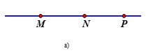 Vẽ: a) 3 điểm M, N, P thẳng hàng; (ảnh 1)