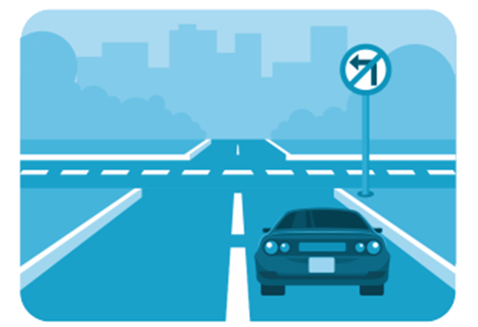 Các khả năng xảy ra khi xe ô tô di chuyển đến ngã tư: Xe có thể rẽ phải. (ảnh 1)