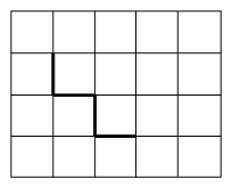 a) Một đường gấp khúc có độ dài bằng 6 đơn vị để được một hình có tâm đối xứng nhưng không có trục đối xứng. (ảnh 1)