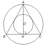 Cho tam giác ABC cạnh a, đường cao AH. Ta quay nửa đường tròn nội tiếp và nửa đường tròn (ảnh 1)