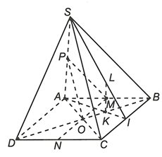 Cho hình chóp S.ABCD đáy ABCD là hình bình hành. Gọi M, N lần lượt là trung điểm AB, CD. a) Chứng minh: MN // (SBC) và MN // (SAD) (ảnh 1)