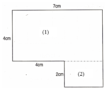 Tính diện tích hình H, có kích thước như trong hình vẽ (ảnh 2)