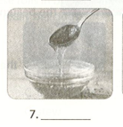 Look at the picture about common ingredients in cooking. Write the correct phrase under picture 7 (ảnh 1)