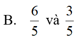 Hãy viết  3/5 và 2 thành hai phân số có mẫu chung là 5 (ảnh 2)