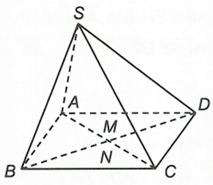 Cho hình chóp S.ABCD. Gọi O là giao điểm của AC và BD. Xét hai mệnh đề  (I). Nếu ABCD là hình\ (ảnh 1)