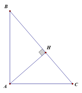 Cho tam giác ABC vuông tại A. Biết AN=5cm; AC=12 cm. a) Tính cạnh BC; (ảnh 1)