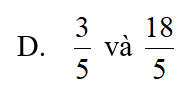 Hãy viết  3/5 và 2 thành hai phân số có mẫu chung là 5 (ảnh 4)