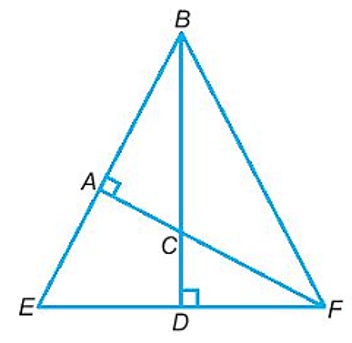 Cho tam giác ABC vuông. Kẻ đường thẳng vuông góc với cạnh huyền BC của tam giác ABC (ảnh 1)