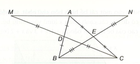 Chứng minh rằng tam giác ADM = tam giác BDC. Từ đó suy ra AM = BC và AM // BC (ảnh 1)