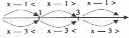 Giải phương trình: trị tuyệt đối x - 1 + trị tuyệt đối x - 3 = 2 (ảnh 1)