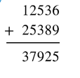 Kết quả của phép tính 12 536 + 25 389 là: A. 37 925 B. 37 815 C. 37 825 D. 37 915 (ảnh 1)
