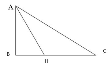 Viết tên đáy và đường cao hình tam giác sau: (ảnh 1)