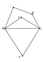 Cho tứ giác ABCD biết góc A : góc B : góc C : góc D = 4:3:2:1. a) Tính các góc của tứ giác ABCD. (ảnh 1)