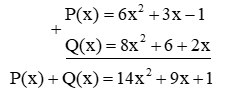 Để cộng hai đa thức P(x), Q(x), bạn Dũng viết như dưới đây có đúng không (ảnh 1)