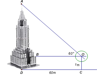 Xác định chiều cao của một tháp mà không cần lên đỉnh của tháp. Đặt kế giác thẳng đứng (ảnh 1)